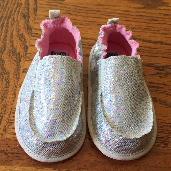 Me in Mind sparkly slip on shoes - Picture 1 of 3
